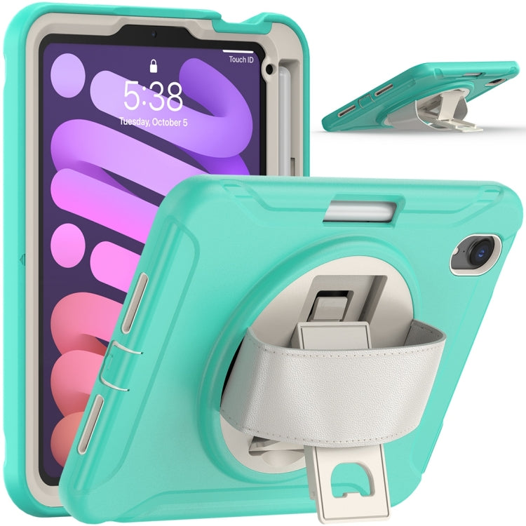 360 Degree Rotation PC + TPU Protective Case with Holder & Hand-strap
