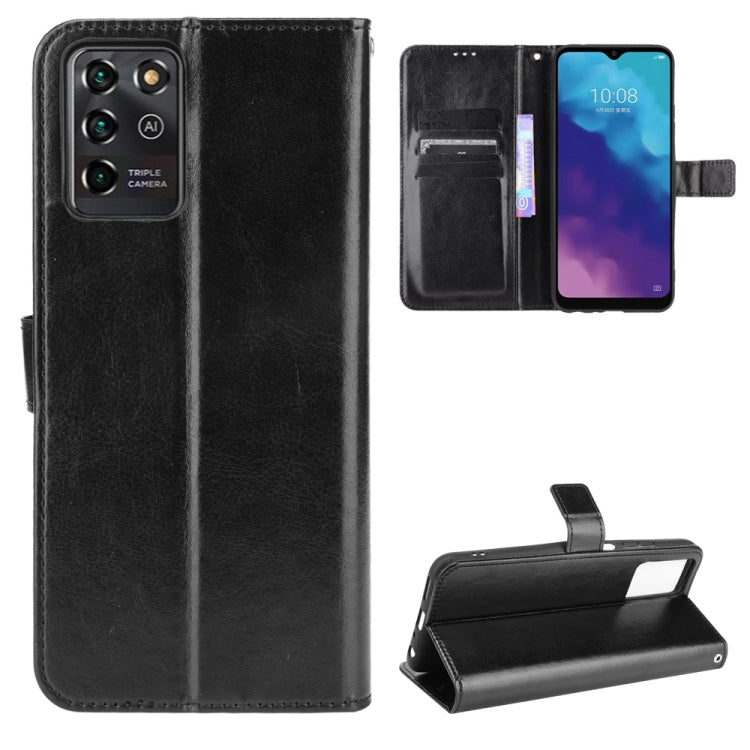 Crazy Horse Texture Horizontal Flip Leather Case with Holder & Card Slots & Lanyard