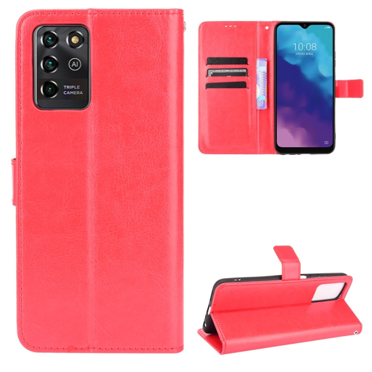 Crazy Horse Texture Horizontal Flip Leather Case with Holder & Card Slots & Lanyard