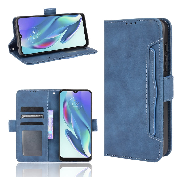 Skin Feel Calf Pattern Horizontal Flip Leather Case with Holder & Card Slots & Photo Frame