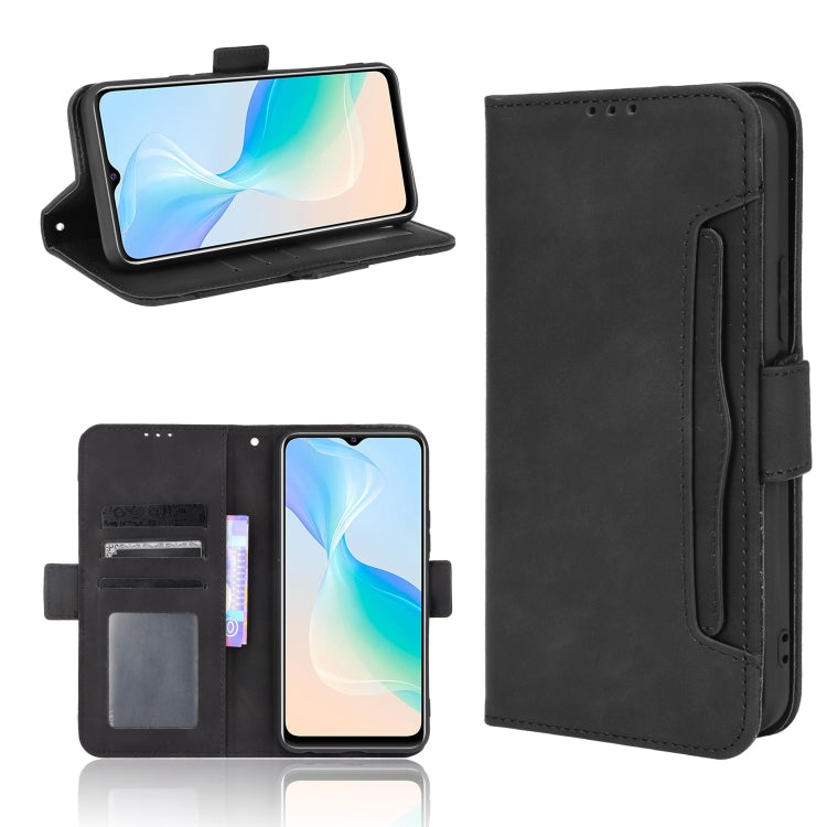Skin Feel Calf Pattern Horizontal Flip Leather Case with Holder & Card Slots & Photo Frame