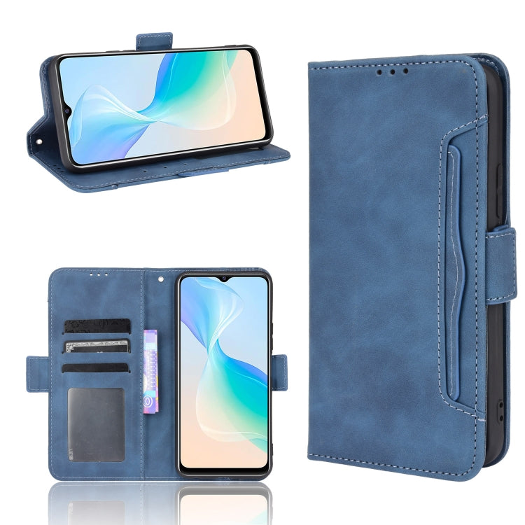 Skin Feel Calf Pattern Horizontal Flip Leather Case with Holder & Card Slots & Photo Frame