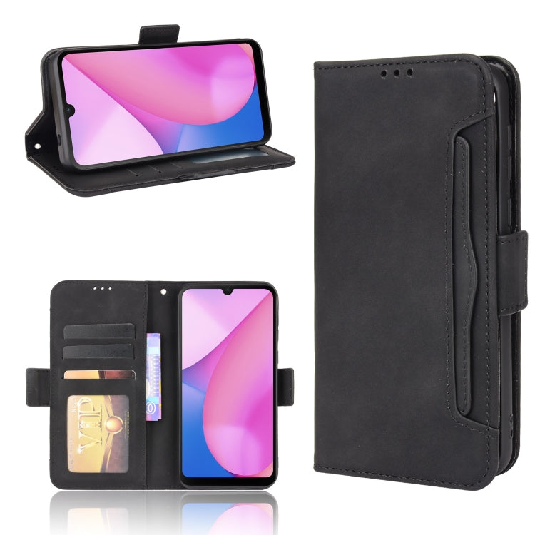 Skin Feel Calf Pattern Horizontal Flip Leather Case with Holder & Card Slots & Photo Frame