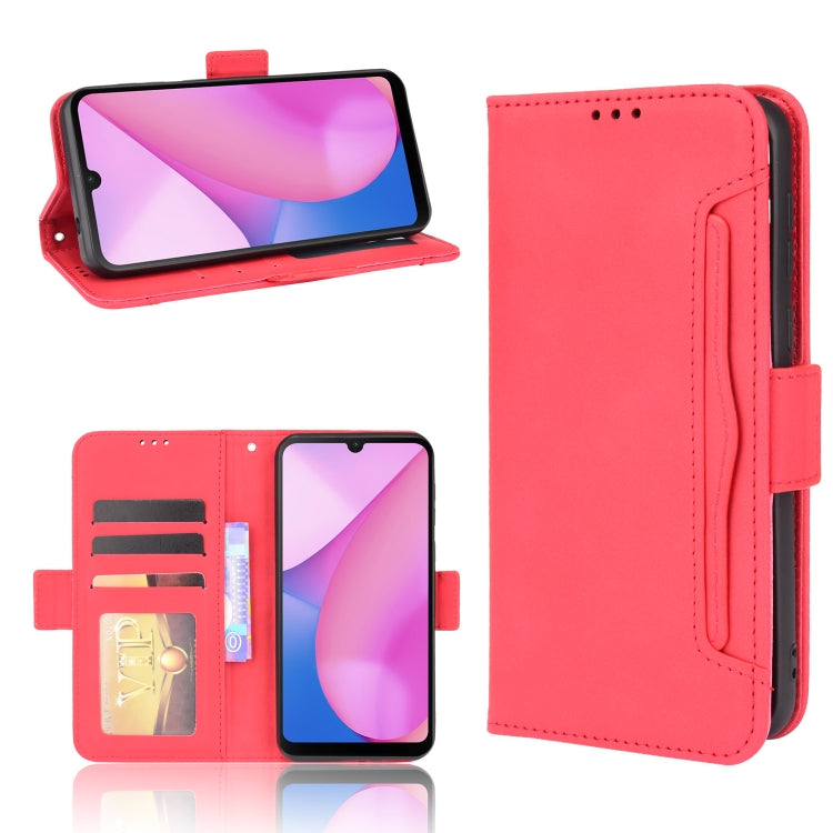 Skin Feel Calf Pattern Horizontal Flip Leather Case with Holder & Card Slots & Photo Frame