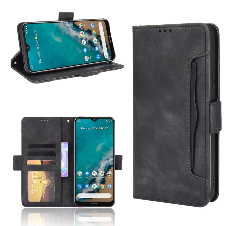 Skin Feel Calf Pattern Horizontal Flip Leather Case with Holder & Card Slots & Photo Frame