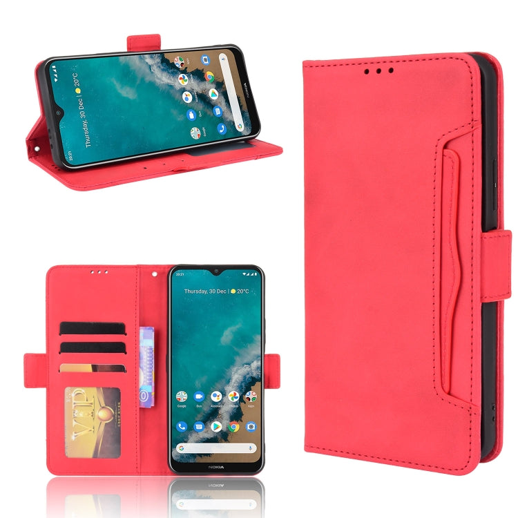 Skin Feel Calf Pattern Horizontal Flip Leather Case with Holder & Card Slots & Photo Frame
