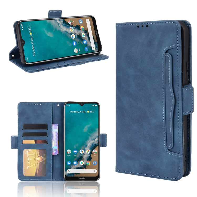 Skin Feel Calf Pattern Horizontal Flip Leather Case with Holder & Card Slots & Photo Frame
