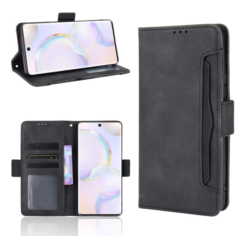 Skin Feel Calf Pattern Horizontal Flip Leather Case with Holder & Card Slots & Photo Frame