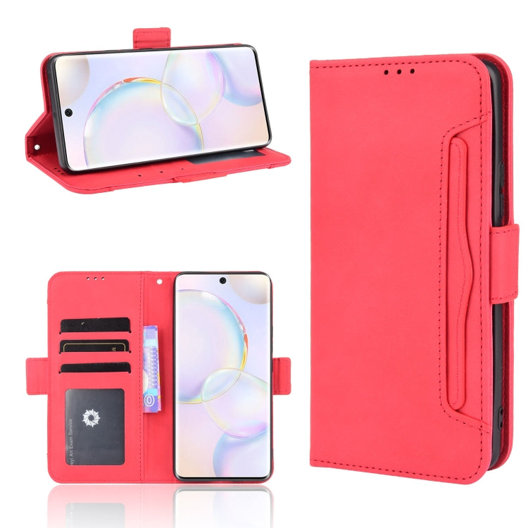 Skin Feel Calf Pattern Horizontal Flip Leather Case with Holder & Card Slots & Photo Frame