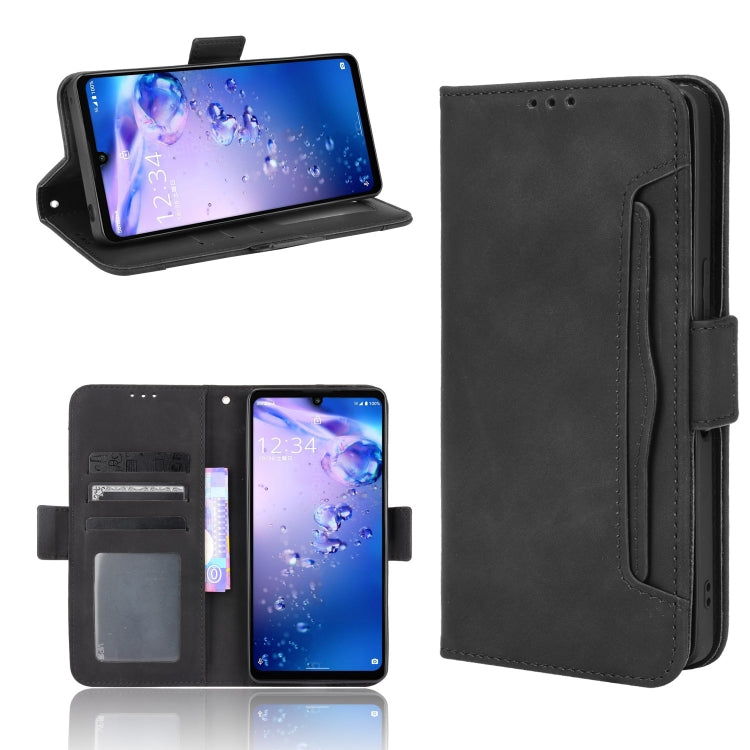 Skin Feel Calf Pattern Horizontal Flip Leather Case with Holder & Card Slots & Photo Frame