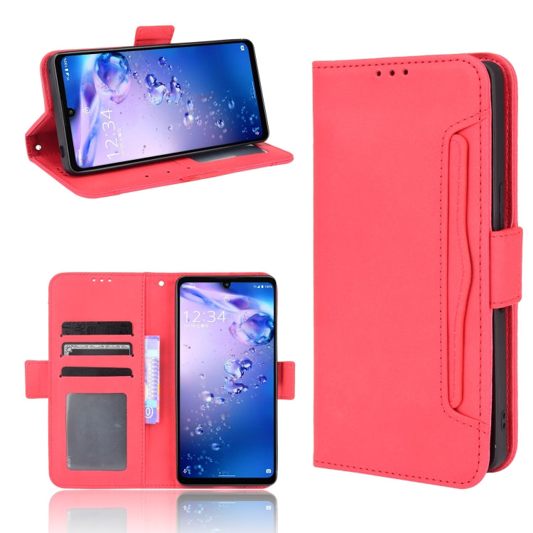 Skin Feel Calf Pattern Horizontal Flip Leather Case with Holder & Card Slots & Photo Frame