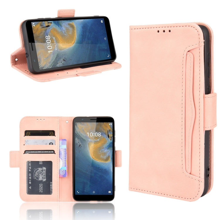 Skin Feel Calf Pattern Horizontal Flip Leather Case with Holder & Card Slots & Photo Frame