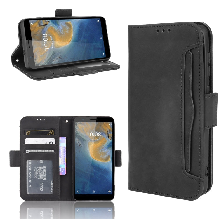 Skin Feel Calf Pattern Horizontal Flip Leather Case with Holder & Card Slots & Photo Frame