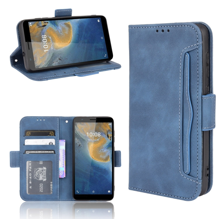 Skin Feel Calf Pattern Horizontal Flip Leather Case with Holder & Card Slots & Photo Frame