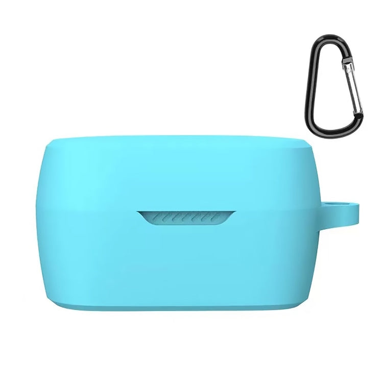 Wireless Earphone Silicone Protective Case with Hook for JBL T280TWS X — Midnight Blue