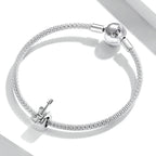 S925 Sterling Silver Retro Bass Beads DIY Bracelet Necklace Accessories