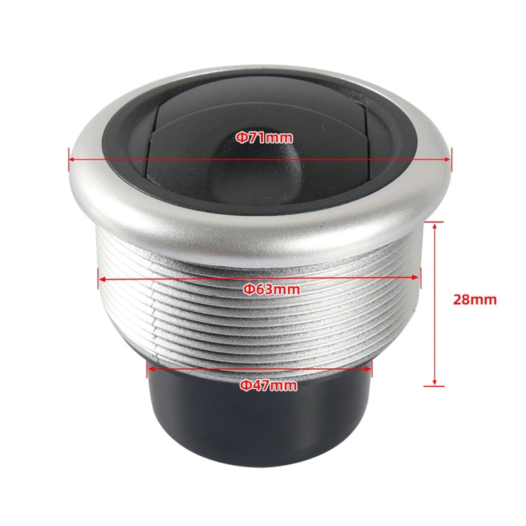 71mm RV Universal Air-conditioning Outlet, Hole Size: 63mm