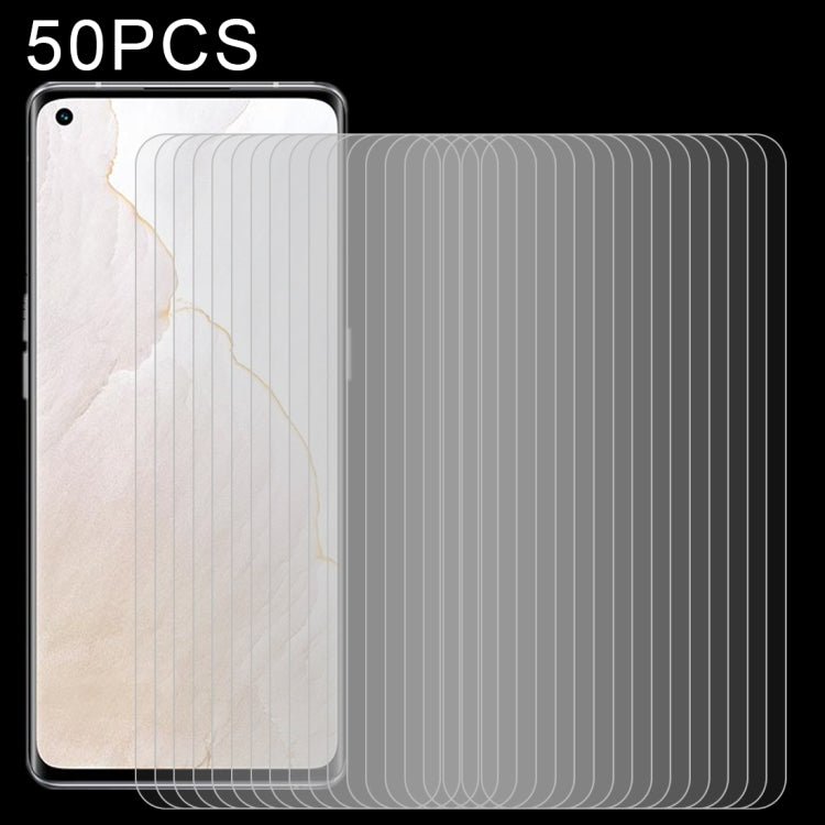 50 PCS 0.26mm 9H 2.5D Tempered Glass Film
