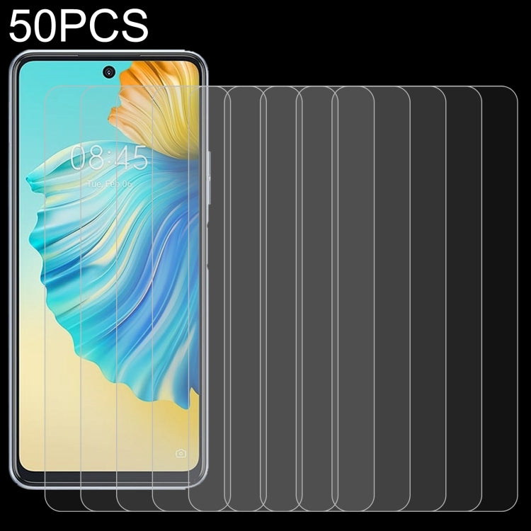 50 PCS 0.26mm 9H 2.5D Tempered Glass Film, For ZTE Axon 30 Ultra 5G (50 PCS)                         ... — For ZTE Blade V30 Vita (50 PCS)
