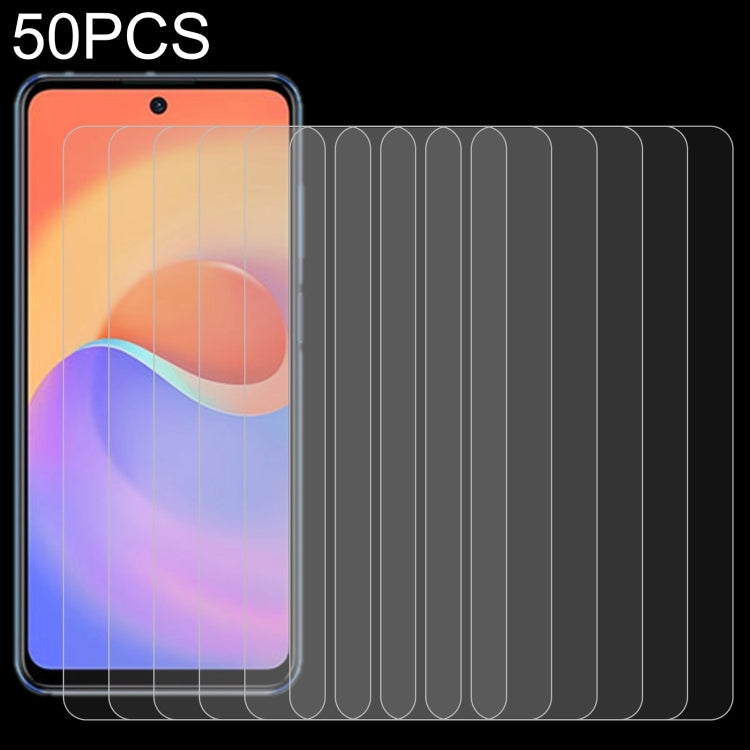 50 PCS 0.26mm 9H 2.5D Tempered Glass Film, For ZTE Axon 30 Ultra 5G (50 PCS)                         ... — view 20