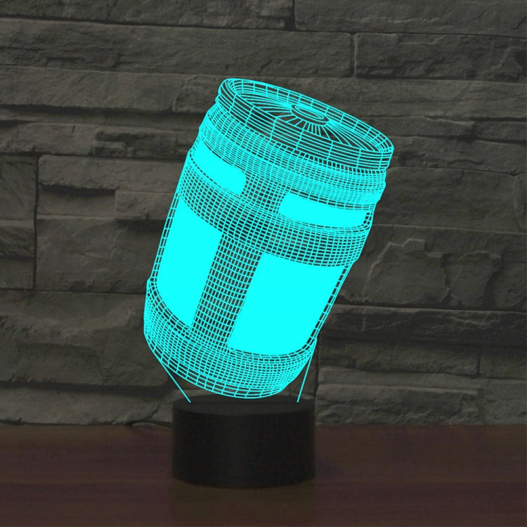 Black Base Creative 3D LED Decorative Night Light, 16 Color Remote Control — Karate