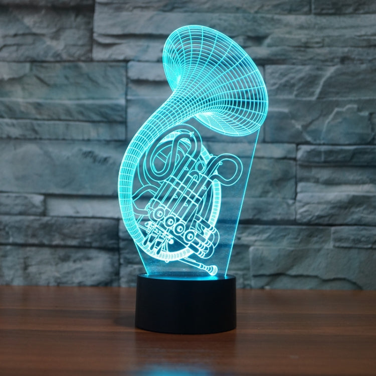 Black Base Creative 3D LED Decorative Night Light, 16 Color Remote Control — view 14