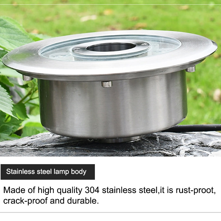 Landscape Ring LED Stainless Steel Underwater Fountain Light — 12W