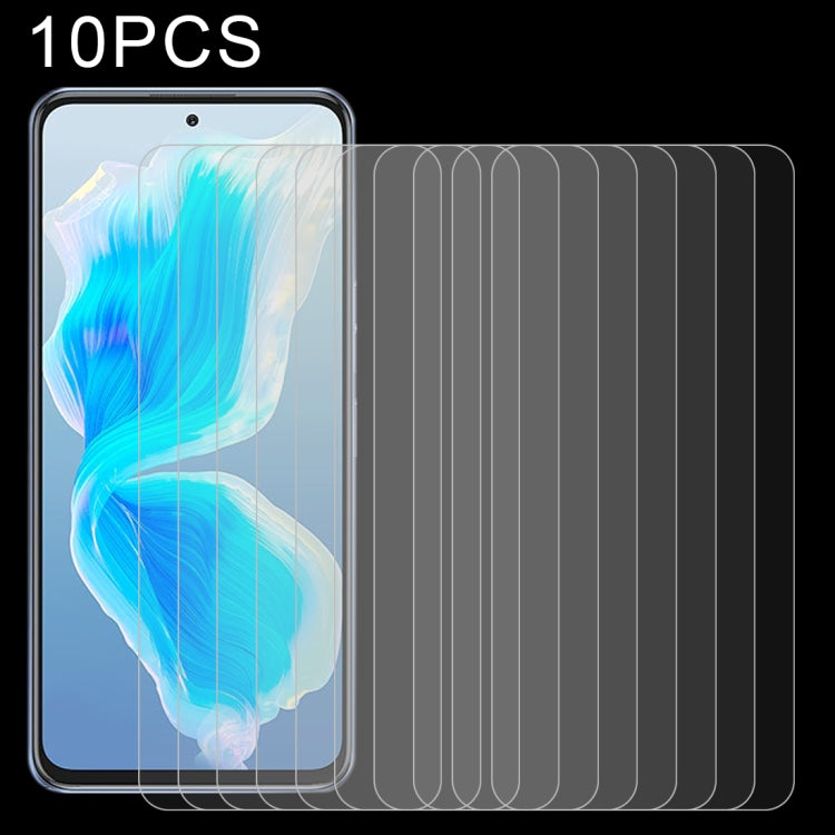 10 PCS 0.26mm 9H 2.5D Tempered Glass Film, For Sony Xperia 10 III Lite (10 PCS)