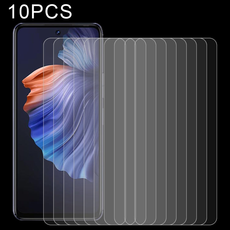 10 PCS 0.26mm 9H 2.5D Tempered Glass Film, For Sony Xperia 10 III Lite (10 PCS)