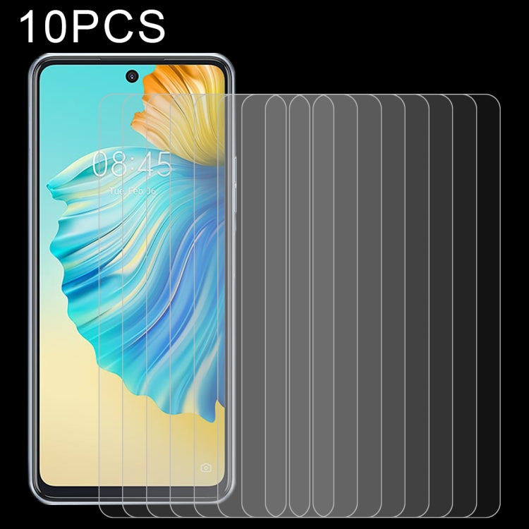 10 PCS 0.26mm 9H 2.5D Tempered Glass Film, For Sony Xperia 10 III Lite (10 PCS)