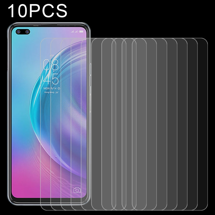 10 PCS 0.26mm 9H 2.5D Tempered Glass Film, For Sony Xperia 10 III Lite (10 PCS)