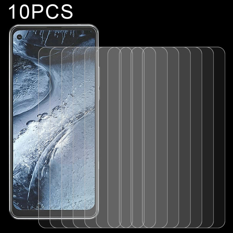 10 PCS 0.26mm 9H 2.5D Tempered Glass Film, For Sony Xperia 10 III Lite (10 PCS)