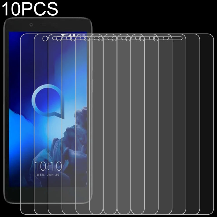 10 PCS 0.26mm 9H 2.5D Tempered Glass Film, For Samsung Galaxy Xcover FieldPro (10 PCS), For BQ Aquaris E5 (10 PCS) — For Doogee Y8C (10 PCS)