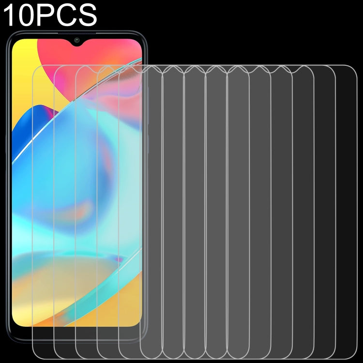 10 PCS 0.26mm 9H 2.5D Tempered Glass Film, For Samsung Galaxy Xcover FieldPro (10 PCS), For BQ Aquaris E5 (10 PCS) — For LG G8X ThinQ (10 PCS)