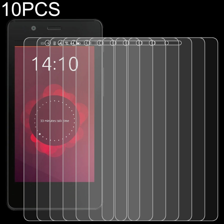 10 PCS 0.26mm 9H 2.5D Tempered Glass Film, For Samsung Galaxy Xcover FieldPro (10 PCS), For BQ Aquaris E5 (10 PCS) — For Meizu 16s Pro (10 PCS)