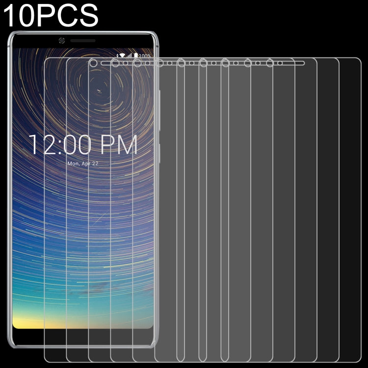 10 PCS 0.26mm 9H 2.5D Tempered Glass Film, For Samsung Galaxy Xcover FieldPro (10 PCS), For BQ Aquaris E5 (10 PCS) — For Nokia 3.1 A (10 PCS)