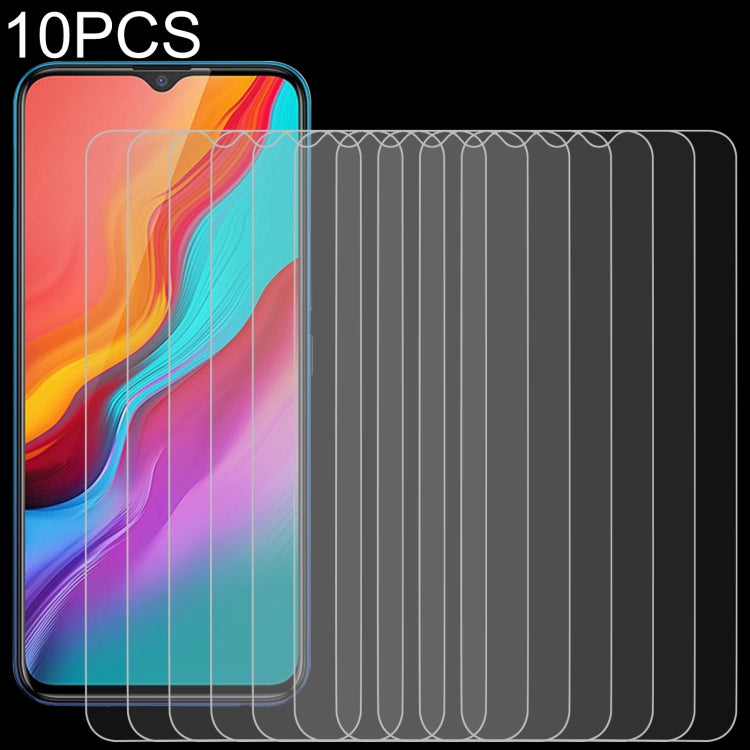 10 PCS 0.26mm 9H 2.5D Tempered Glass Film, For Samsung Galaxy Xcover FieldPro (10 PCS), For BQ Aquaris E5 (10 PCS) — For Infinix S5 Lite (10 PCS)