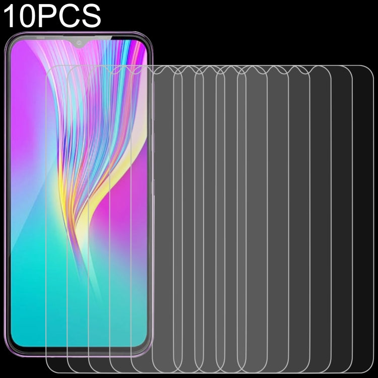 10 PCS 0.26mm 9H 2.5D Tempered Glass Film, For Samsung Galaxy Xcover FieldPro (10 PCS), For BQ Aquaris E5 (10 PCS) — For Alcatel 1C 2019 (10 PCS)