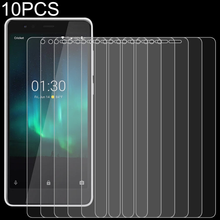 10 PCS 0.26mm 9H 2.5D Tempered Glass Film, For Samsung Galaxy Xcover FieldPro (10 PCS), For BQ Aquaris E5 (10 PCS) — For Oukitel C17 (10 PCS)
