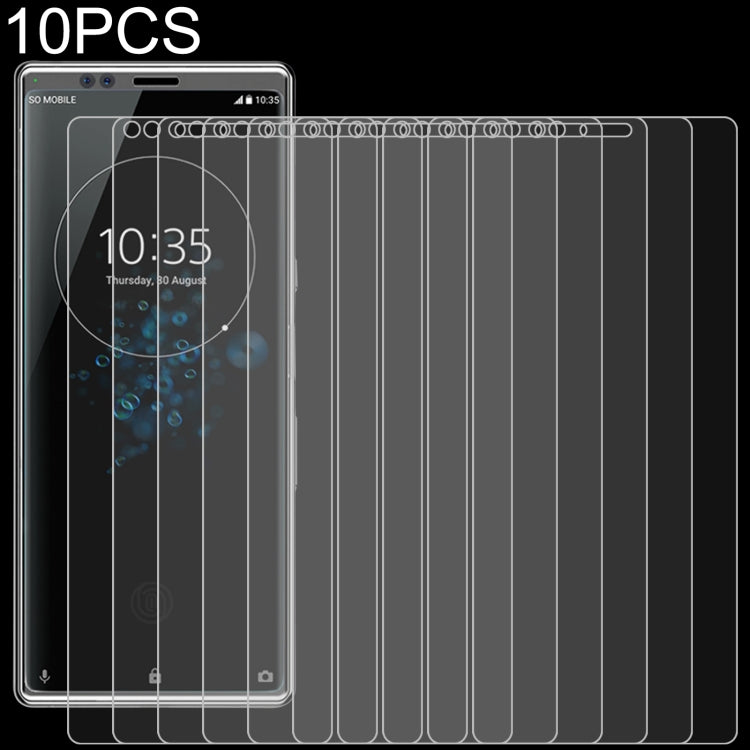 10 PCS 0.26mm 9H 2.5D Tempered Glass Film, For Samsung Galaxy Xcover FieldPro (10 PCS), For BQ Aquaris E5 (10 PCS) — For Alcatel 3L (10 PCS)