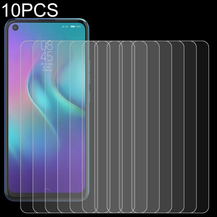10 PCS 0.26mm 9H 2.5D Tempered Glass Film