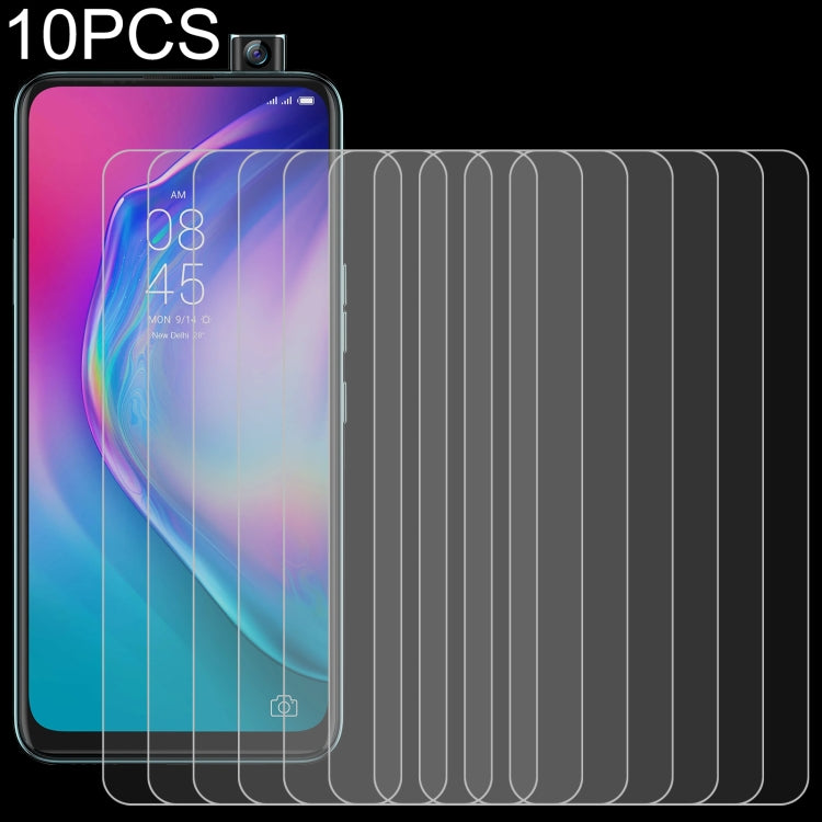 10 PCS 0.26mm 9H 2.5D Tempered Glass Film
