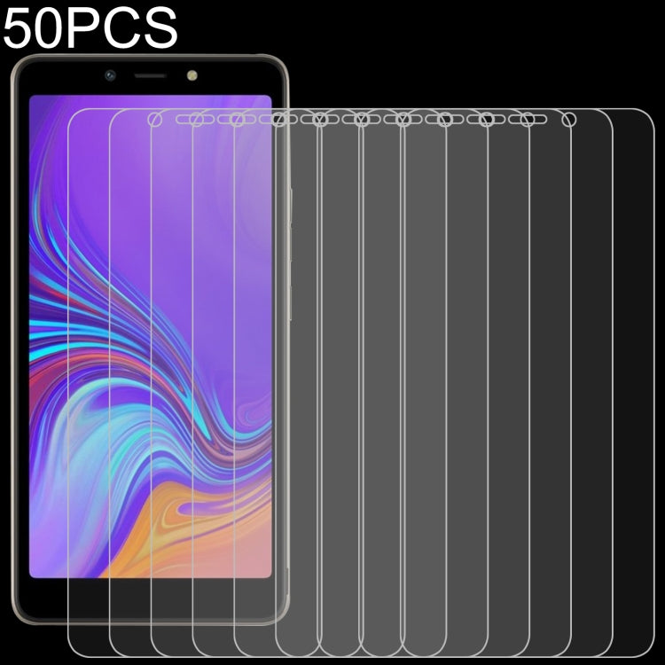 50 PCS 0.26mm 9H 2.5D Tempered Glass Film