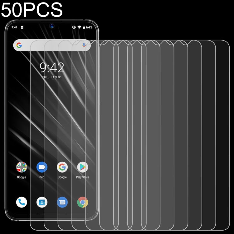 50 PCS 0.26mm 9H 2.5D Tempered Glass Film