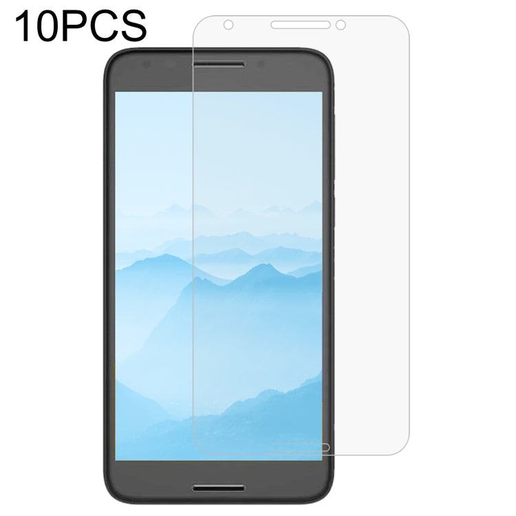 10 PCS 0.26mm 9H 2.5D Tempered Glass Film — For BQ 6042L (10 PCS)