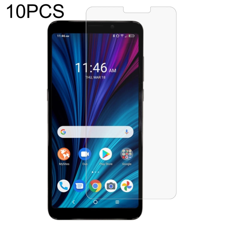 10 PCS 0.26mm 9H 2.5D Tempered Glass Film — For BQ Aquaris C (10 PCS)