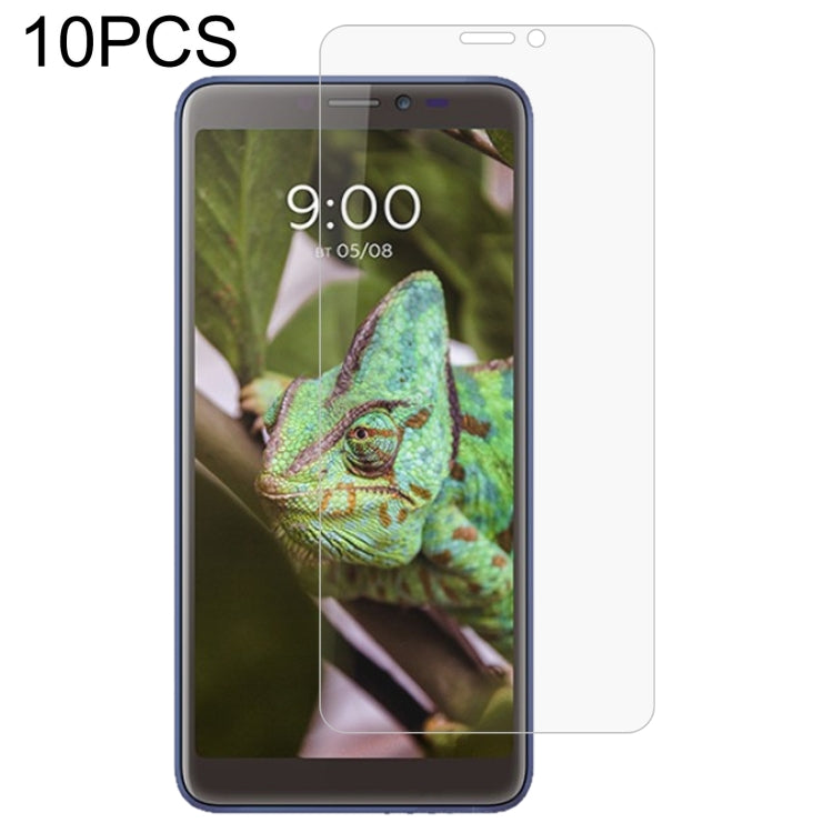 10 PCS 0.26mm 9H 2.5D Tempered Glass Film — For Alcatel IDOL 5 (10 PCS)