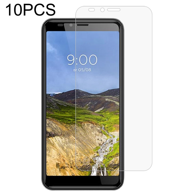 10 PCS 0.26mm 9H 2.5D Tempered Glass Film — For BQ 6424L (10 PCS)