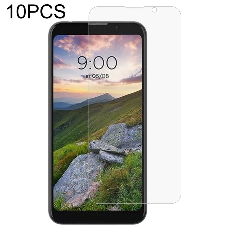 10 PCS 0.26mm 9H 2.5D Tempered Glass Film — For Alcatel 3 2018 (10 PCS)