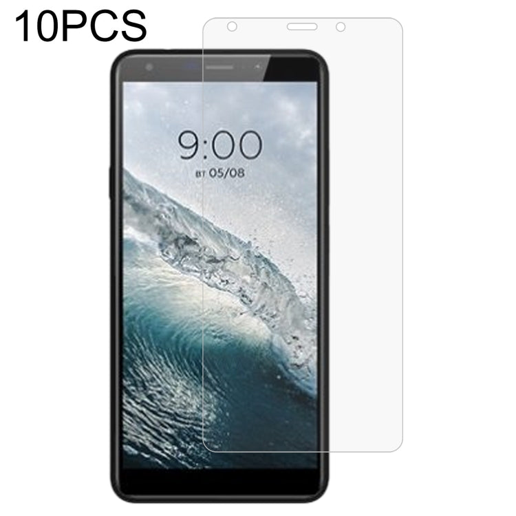 10 PCS 0.26mm 9H 2.5D Tempered Glass Film — For Alcatel Tetra (10 PCS)